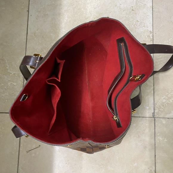 💯 Rare Louis Vuitton Damier Hampstead MM Bag! - Picture 11 of 16